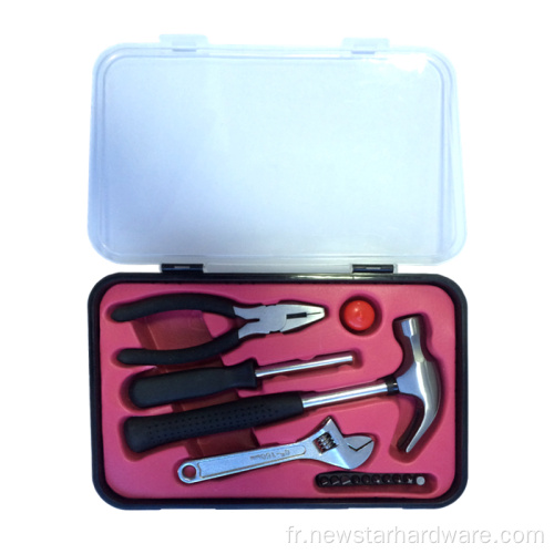 15pcs Boîte d'outils ménagers